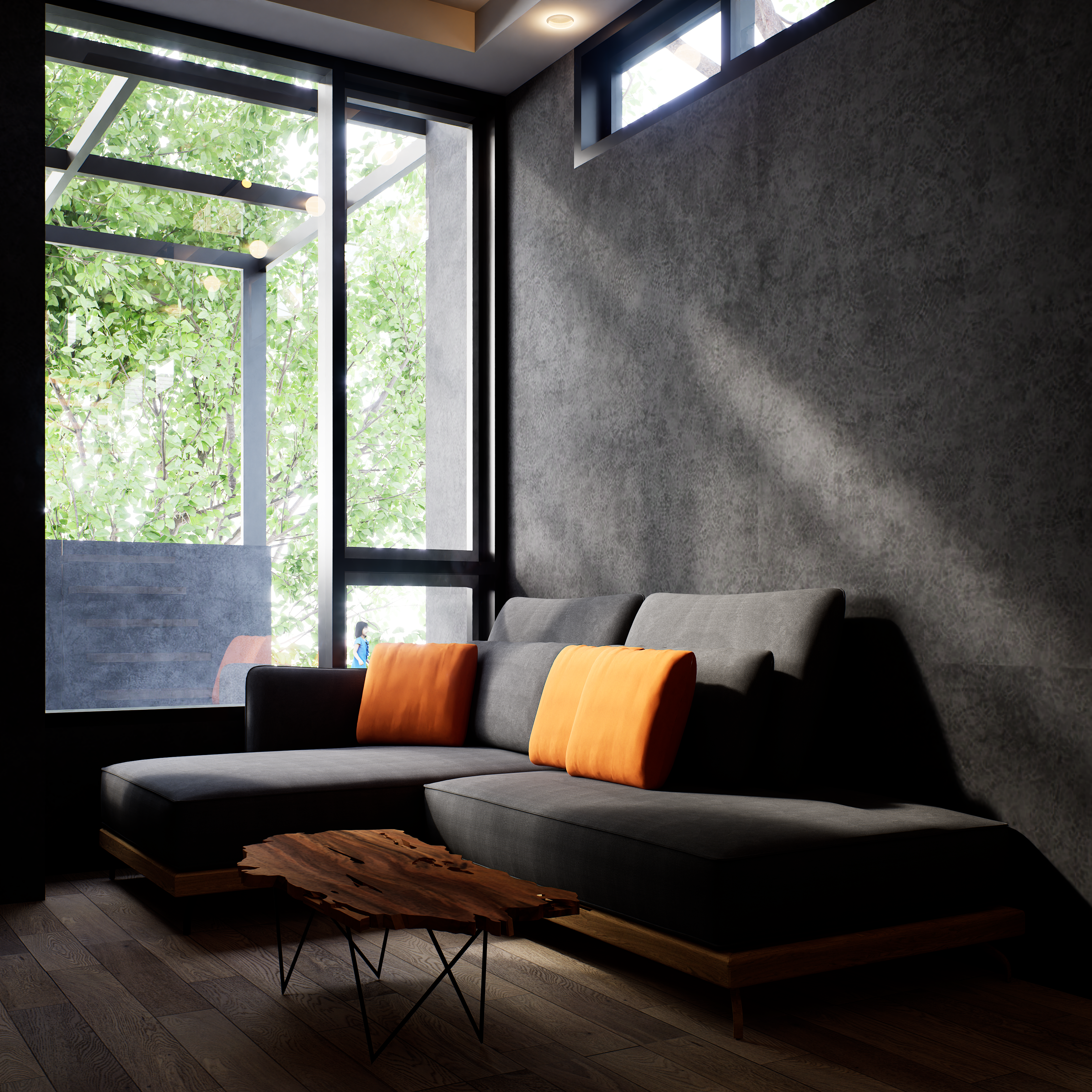 Private residence interior layout